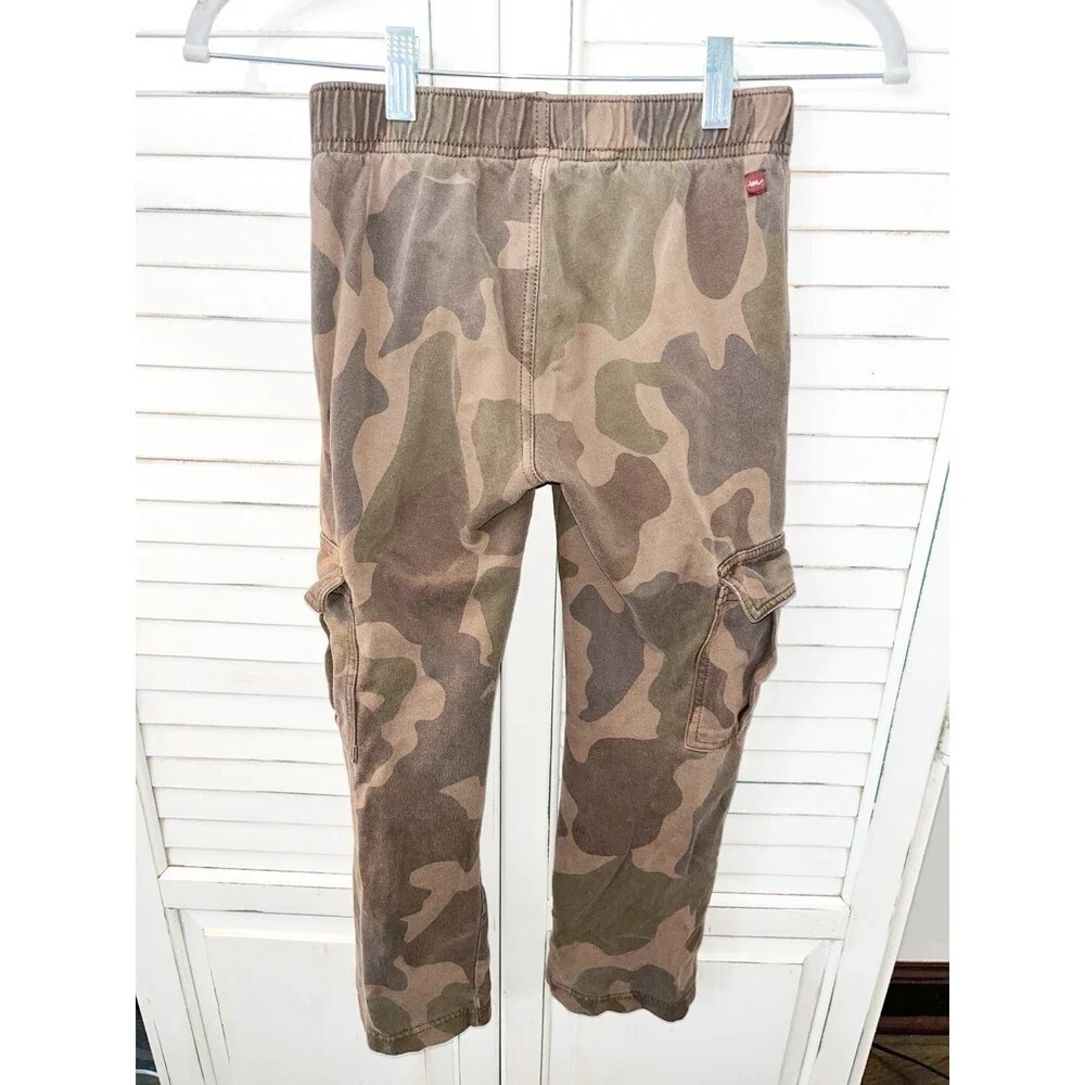 Tea Collection Sz 8 Camouflage French Terry Pockets Boys Pants